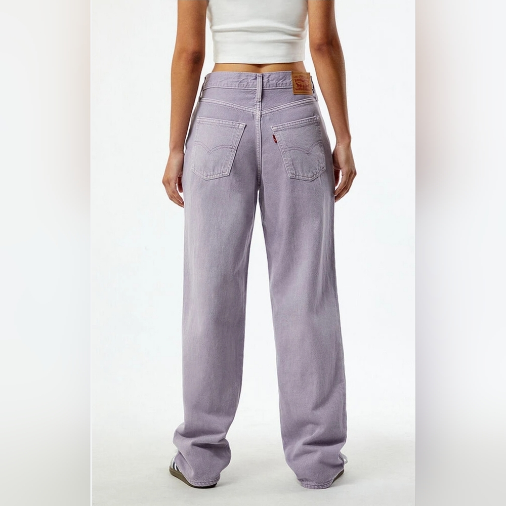 Levi's Lavender Mid Rise '94 Baggy Denim Jeans 32 x 31 NWT - Picture 3 of 14
